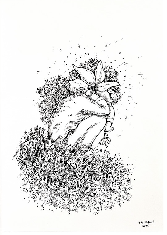 Flowergirl with a Shovel | Flowergirl with a Balloon | Flowergirl in Rollers | Flowerboy on the Grass 5